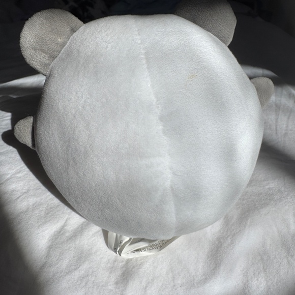 Ichi cat or panda plushie white & gray - Picture 4 of 6